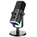 Microfone Fifine XLR AM8 Dinâmico Cardioide cor preto