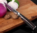 ✨ Conjunto de Facas Damascus Profissional – Chef, Desossa, Santoku e Cutelo com Capa