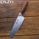 Conjunto de Facas de Chef Japonesas em Aço Inoxidável – Para Carne, Peixe e Vegetais
