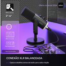 Microfone Fifine XLR AM8 Dinâmico Cardioide cor preto