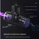 Microfone Fifine XLR AM8 Dinâmico Cardioide cor preto