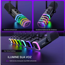 Microfone Fifine XLR AM8 Dinâmico Cardioide cor preto