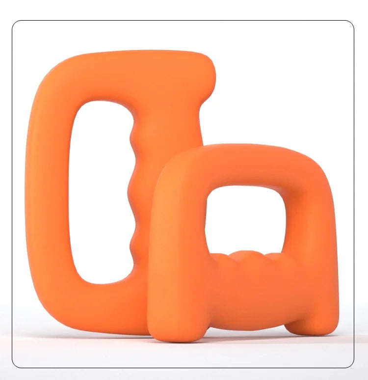 Dumbbell de Boxe 0,5/1/1,5/2kg - Halteres Portáteis D-Shaped para Treino de Pulso, Musculação, Yoga e Fitness