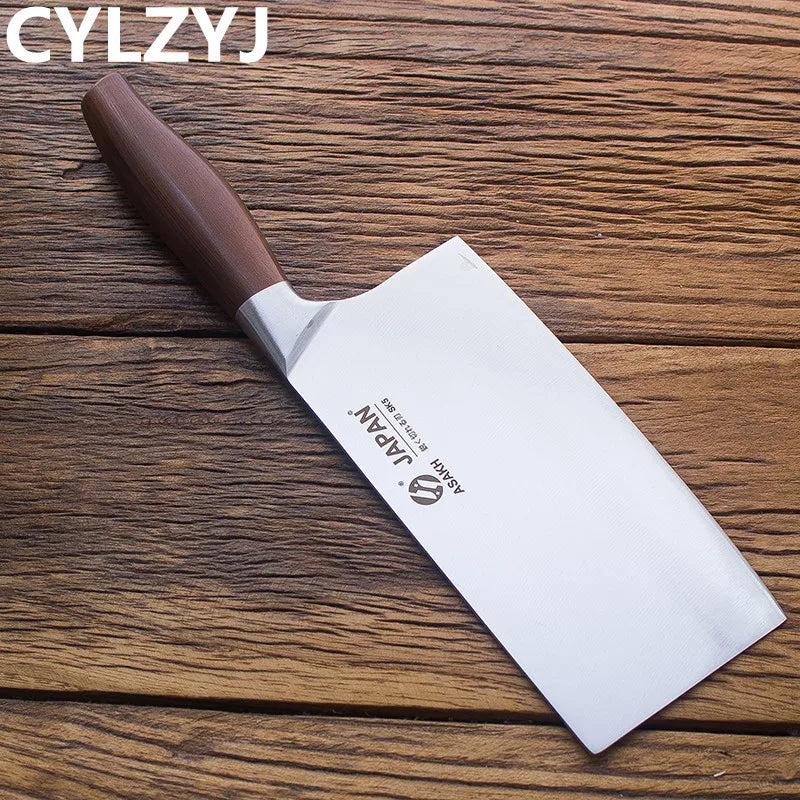 Conjunto de Facas de Chef Japonesas em Aço Inoxidável – Para Carne, Peixe e Vegetais
