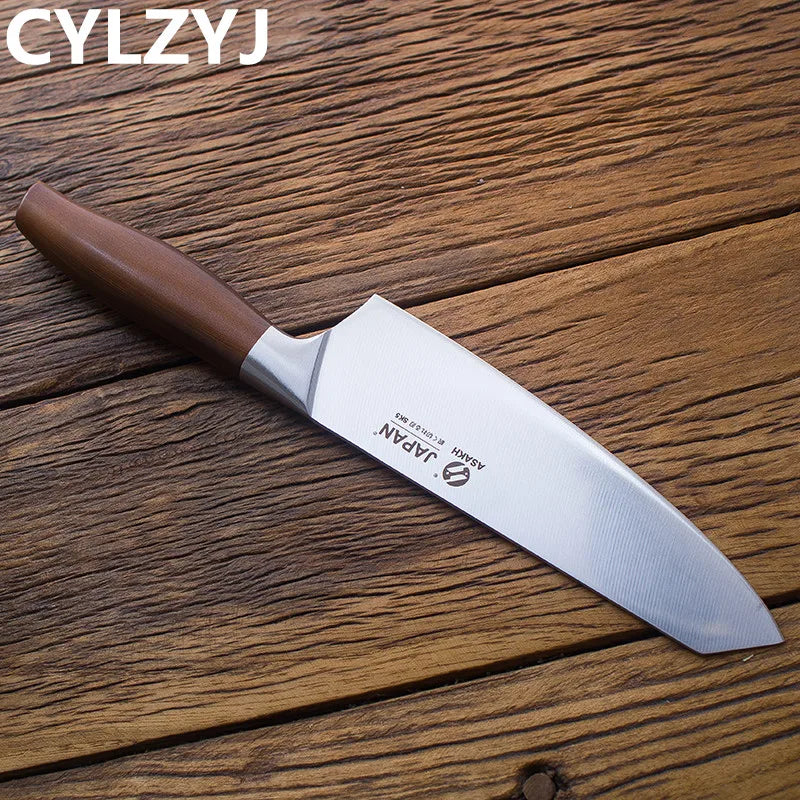 Conjunto de Facas de Chef Japonesas em Aço Inoxidável – Para Carne, Peixe e Vegetais