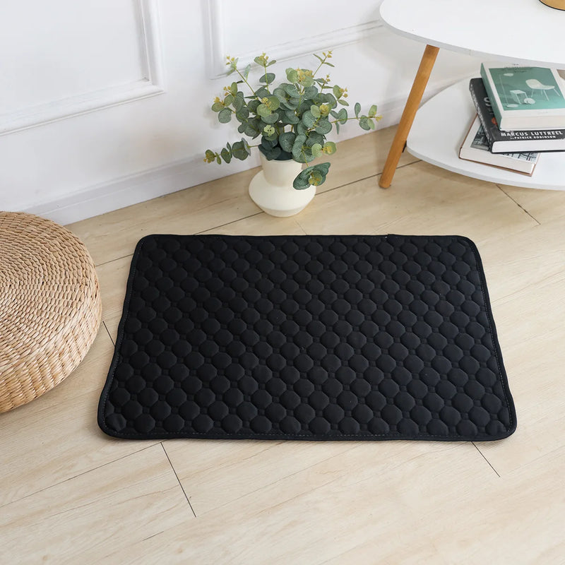 Tapete Absorvente Reutilizável para Pets — Fralda Lavável para Treinamento de Filhotes, Capa de Assento de Carro, Cama ou Tapete Higiênico