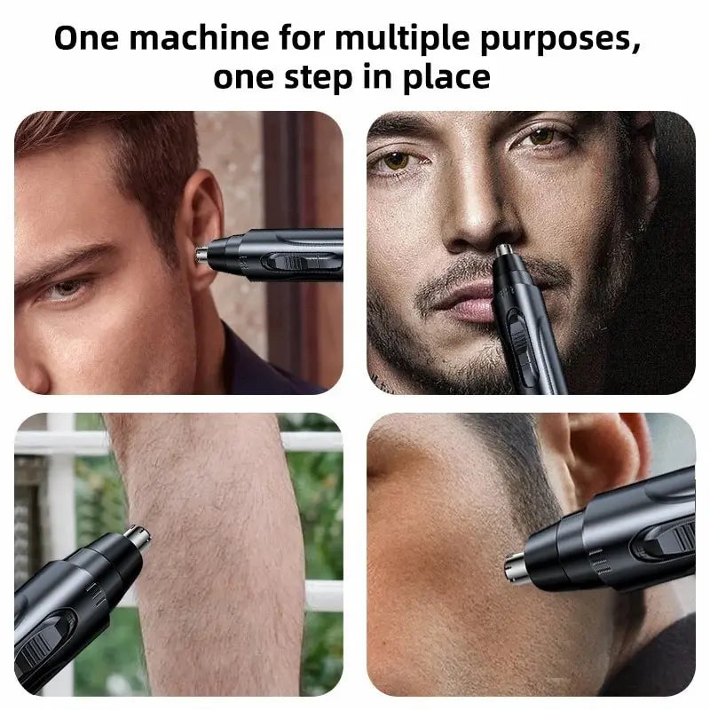 Aparador de Pelos Nasais e Auriculares BeeChip — Compacto, Seguro e Eficiente