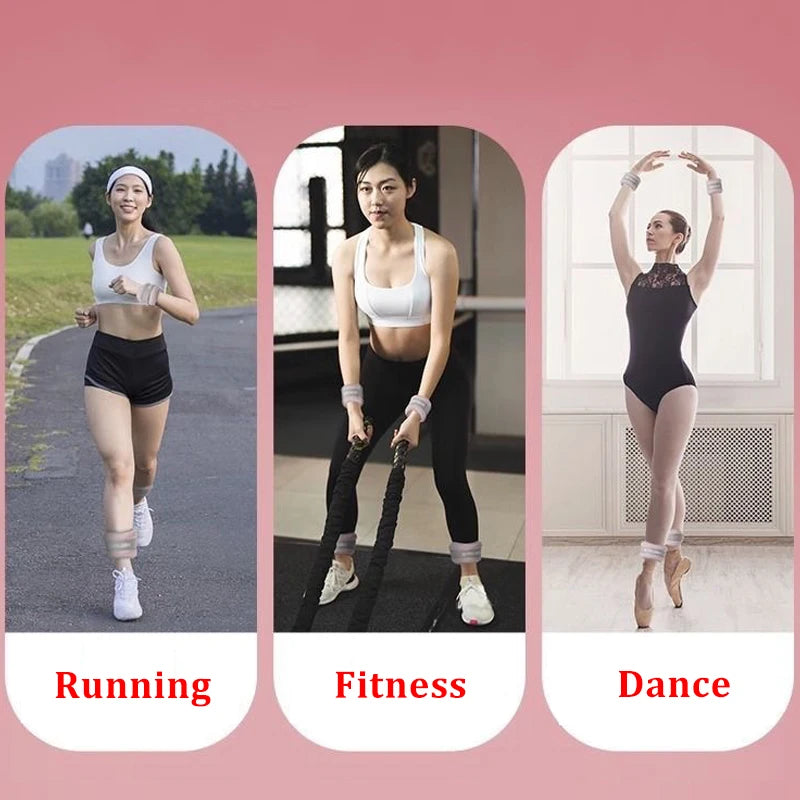 Caneleira e Munhequeira Ajustável para Treino – Peso Ideal para Yoga, Corrida e Academia