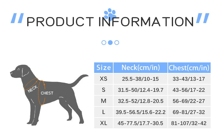 Peitoral Personalizado para Cães — Ajustável, Antipuxão, Refletivo e Almofadado para Passeios ao Ar Livre (Porte Pequeno, Médio e Grande)