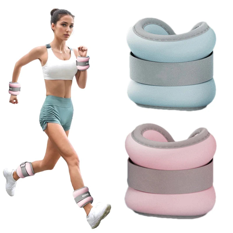 Caneleira e Munhequeira Ajustável para Treino – Peso Ideal para Yoga, Corrida e Academia