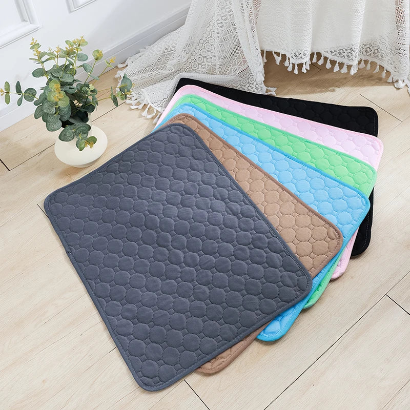 Tapete Absorvente Reutilizável para Pets — Fralda Lavável para Treinamento de Filhotes, Capa de Assento de Carro, Cama ou Tapete Higiênico