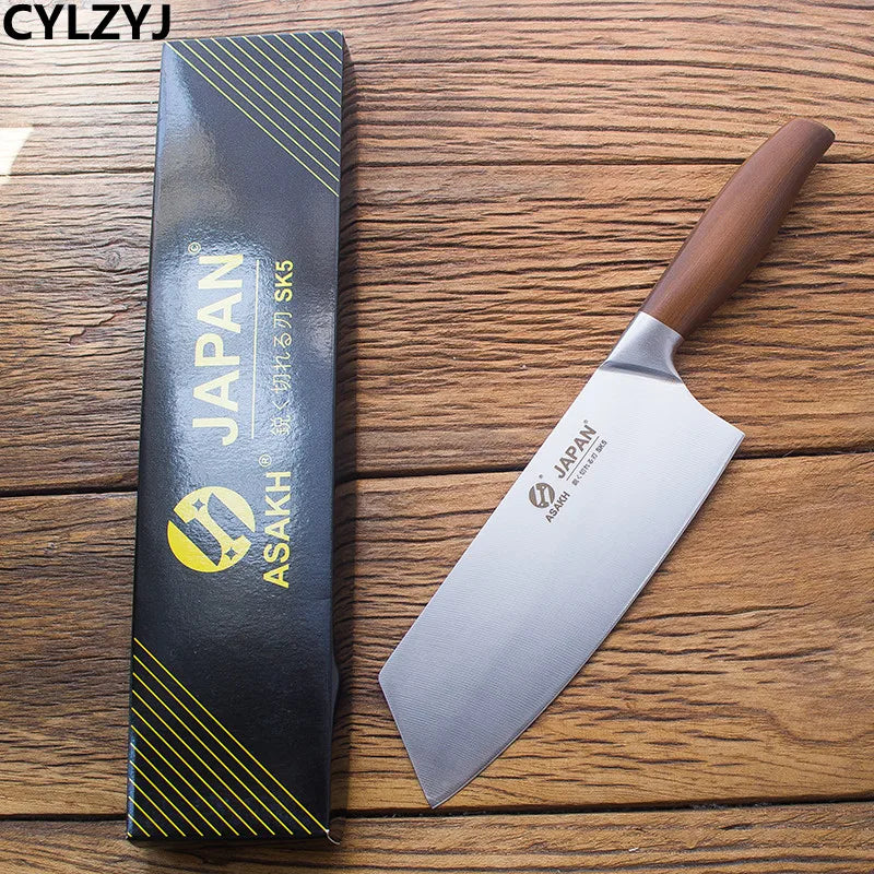 Conjunto de Facas de Chef Japonesas em Aço Inoxidável – Para Carne, Peixe e Vegetais