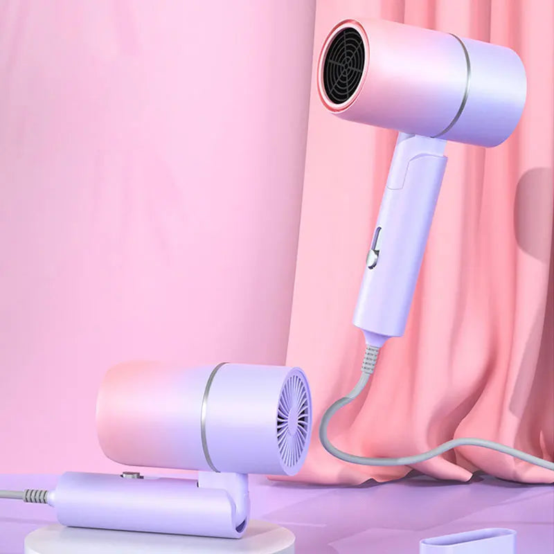 🌀 Mini Secador de Cabelo Dobrável 750W com Bolsa | Compacto, Potente e Ideal para Viagens!