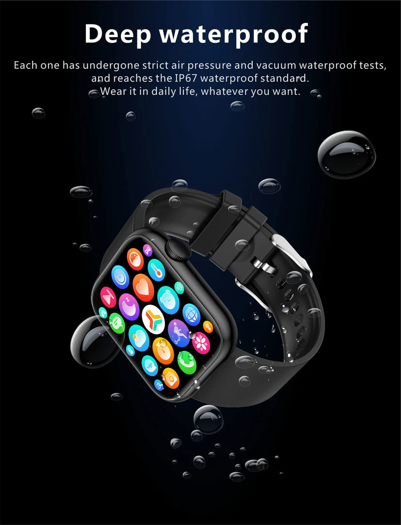 Smartwatch LIGE para Mulheres – Tela Touchscreen Completa, Chamada Bluetooth, À Prova D’Água, Rastreador Fitness Esportivo