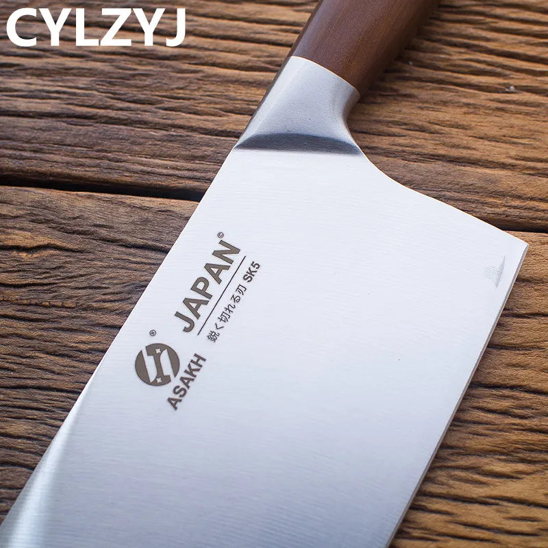 Conjunto de Facas de Chef Japonesas em Aço Inoxidável – Para Carne, Peixe e Vegetais