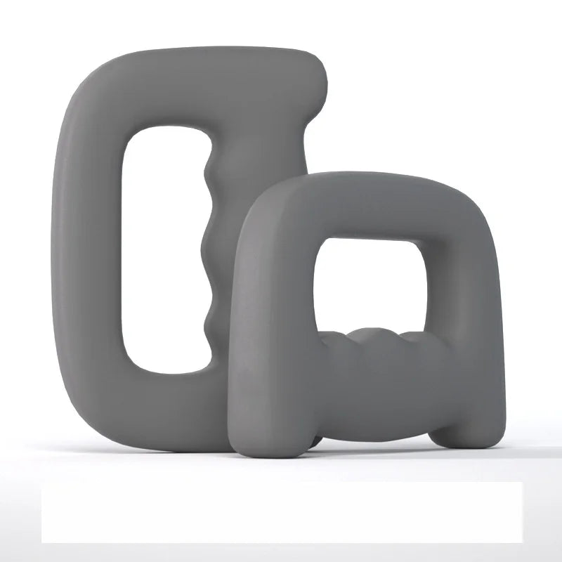 Dumbbell de Boxe 0,5/1/1,5/2kg - Halteres Portáteis D-Shaped para Treino de Pulso, Musculação, Yoga e Fitness