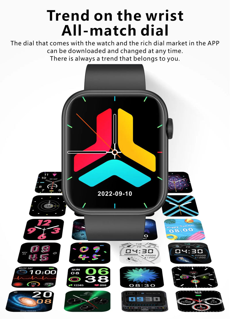 Smartwatch LIGE para Mulheres – Tela Touchscreen Completa, Chamada Bluetooth, À Prova D’Água, Rastreador Fitness Esportivo