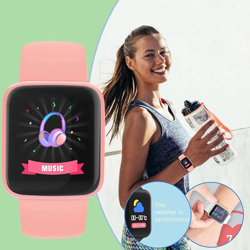 Smartwatch Multifuncional Y68/D20 para Homens e Mulheres – Bluetooth, Música, Monitor de Sono, Rastreador Fitness e Conectividade com Celular