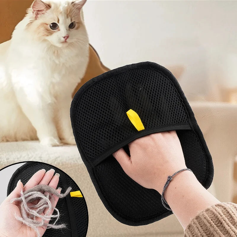 Luvas Removedoras de Pelos – Escova Estática para Cães e Gatos