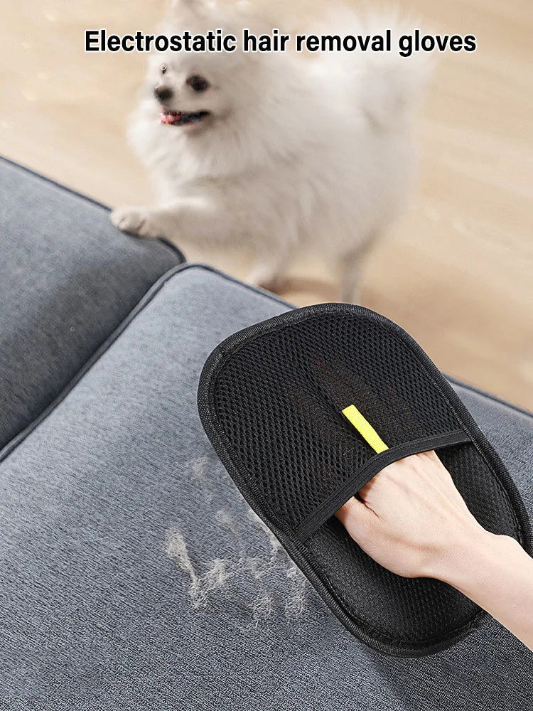 Luvas Removedoras de Pelos – Escova Estática para Cães e Gatos